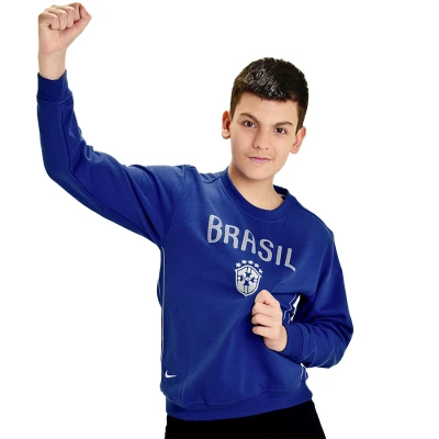 BLUSÃO NIKE BRASIL INFANTIL - Azul