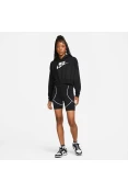 BLUSÃO NIKE CLUB FLEECE CROP FEMININO - Preto