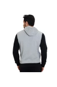 BLUSÃO NIKE CLUB FLEECE SWOOSH PLUS CREW 727755 - Cinza/preto BLUSÃO NIKE CLUB FLEECE SWOOSH PLUS CREW 727755 - Cinza/preto