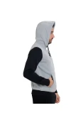 BLUSÃO NIKE CLUB FLEECE SWOOSH PLUS CREW 727755 - Cinza/preto BLUSÃO NIKE CLUB FLEECE SWOOSH PLUS CREW 727755 - Cinza/preto