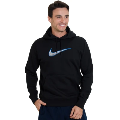 BLUSÃO NIKE CLUB FLEECE SWOOSH PLUS CREW 727755 - Preto BLUSÃO NIKE CLUB FLEECE SWOOSH PLUS CREW 727755 - Preto