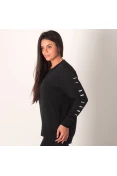 BLUSÃO NIKE DRY LS CREW GRX FEMININO - Preto
