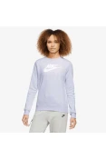 BLUSÂO NIKE NSW CLUB FLC GX STD CREW FEMININO - Lilas
