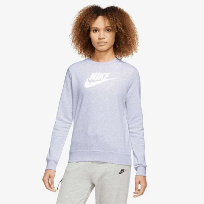 BLUSÂO NIKE NSW CLUB FLC GX STD CREW FEMININO - Lilas BLUSÂO NIKE NSW CLUB FLC GX STD CREW FEMININO - Lilas
