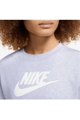 BLUSÂO NIKE NSW CLUB FLC GX STD CREW FEMININO - Lilas BLUSÂO NIKE NSW CLUB FLC GX STD CREW FEMININO - Lilas