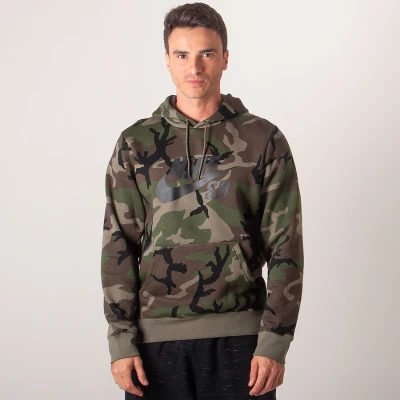 BLUSÃO NIKE SB CAMO SKATE ICON MASCULINO - Verde/marrom BLUSÃO NIKE SB CAMO SKATE ICON MASCULINO - Verde/marrom