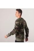 BLUSÃO NIKE SB CREW ICON MASCULINO - Verde/marrom BLUSÃO NIKE SB CREW ICON MASCULINO - Verde/marrom
