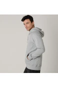 BLUSÃO NIKE SB ICON PULLOVER HOODIE MASCULINO - Cinza/branco