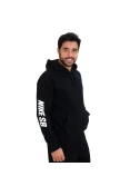 BLUSÃO NIKE SB ICON YARN DYE PULLOVER MASCULINO - Preto/branco