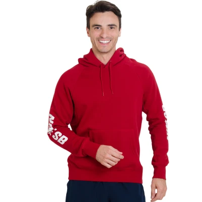 BLUSÃO NIKE SB ICON YARN DYE PULLOVER MASCULINO - Vermelho/branco BLUSÃO NIKE SB ICON YARN DYE PULLOVER MASCULINO - Vermelho/branco