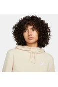 BLUSÃO NIKE SPORTSWEAR CLUB FLEECE FEMININO - Bege BLUSÃO NIKE SPORTSWEAR CLUB FLEECE FEMININO - Bege