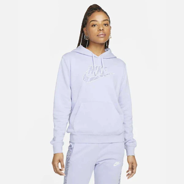 BLUSÃO NIKE SPORTSWEAR CLUB FLEECE FEMININO - Lilas BLUSÃO NIKE SPORTSWEAR CLUB FLEECE FEMININO - Lilas