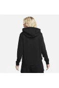 BLUSÃO NIKE SPORTSWEAR CLUB FLEECE FEMININO - Preto BLUSÃO NIKE SPORTSWEAR CLUB FLEECE FEMININO - Preto