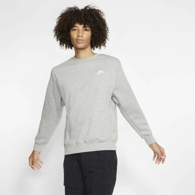 BLUSÃO NIKE SPORTSWEAR CLUB FLEECE MASCULINO - Cinza