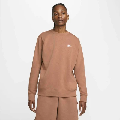 BLUSÃO NIKE SPORTSWEAR CLUB FLEECE MASCULINO - Marrom BLUSÃO NIKE SPORTSWEAR CLUB FLEECE MASCULINO - Marrom