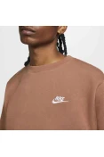 BLUSÃO NIKE SPORTSWEAR CLUB FLEECE MASCULINO - Marrom BLUSÃO NIKE SPORTSWEAR CLUB FLEECE MASCULINO - Marrom