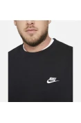 BLUSÃO NIKE SPORTSWEAR CLUB FLEECE MASCULINO - Preto BLUSÃO NIKE SPORTSWEAR CLUB FLEECE MASCULINO - Preto
