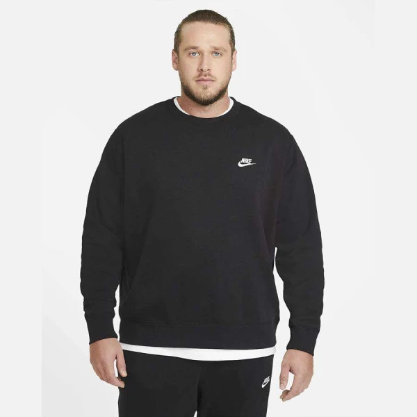 BLUSÃO NIKE SPORTSWEAR CLUB FLEECE MASCULINO - Preto BLUSÃO NIKE SPORTSWEAR CLUB FLEECE MASCULINO - Preto