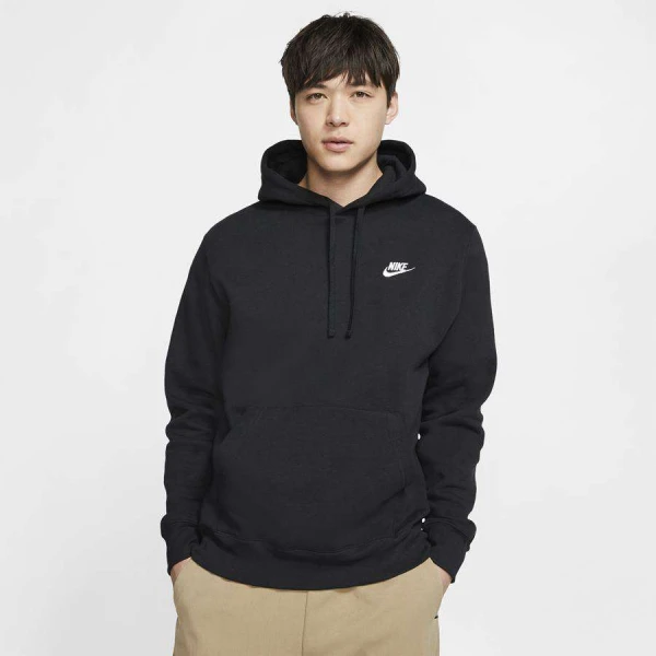 BLUSÃO NIKE SPORTSWEAR CLUB FLEECE MASCULINO - Preto