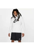 BLUSÃO NIKE SPOTSWEAR CLUB FLEECE MASCULINO - Branco/preto