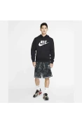 BLUSÃO NIKE SPOTSWEAR CLUB FLEECE MASCULINO - Preto/branco BLUSÃO NIKE SPOTSWEAR CLUB FLEECE MASCULINO - Preto/branco