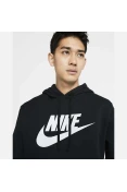 BLUSÃO NIKE SPOTSWEAR CLUB FLEECE MASCULINO - Preto/branco BLUSÃO NIKE SPOTSWEAR CLUB FLEECE MASCULINO - Preto/branco