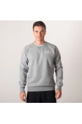 BLUSÃO PUMA ATHLETICS CREW MASCULINO - Cinza BLUSÃO PUMA ATHLETICS CREW MASCULINO - Cinza