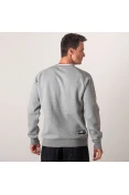 BLUSÃO PUMA ATHLETICS CREW MASCULINO - Cinza BLUSÃO PUMA ATHLETICS CREW MASCULINO - Cinza