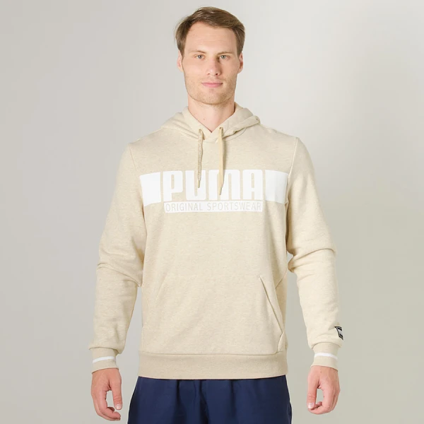 BLUSÃO PUMA ATHLETICS HOODY MASCULINO - Bege