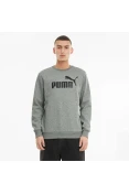 BLUSÂO PUMA BIG LOGO CREW MASCULINO - Grafite