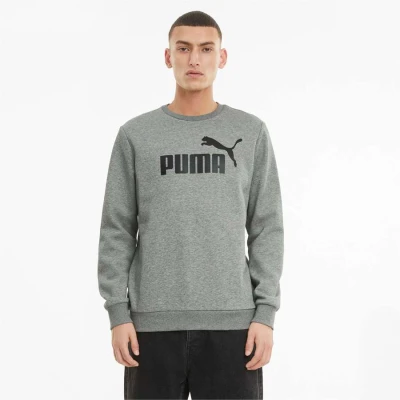 BLUSÂO PUMA BIG LOGO CREW MASCULINO - Grafite