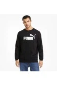 BLUSÂO PUMA BIG LOGO CREW MASCULINO - Preto