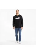 BLUSÂO PUMA BIG LOGO CREW MASCULINO - Preto
