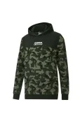 BLUSÃO PUMA CORE CAMO AOP HOODIE MASCULINO - Verde/preto