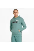 BLUSÃO PUMA ESS+ 2 COL BIG LOGO HOODIE MASCULINO - Verde BLUSÃO PUMA ESS+ 2 COL BIG LOGO HOODIE MASCULINO - Verde