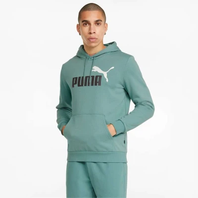 BLUSÃO PUMA ESS+ 2 COL BIG LOGO HOODIE MASCULINO - Verde BLUSÃO PUMA ESS+ 2 COL BIG LOGO HOODIE MASCULINO - Verde