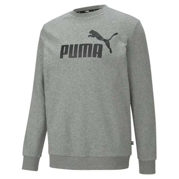 BLUSÃO PUMA ESS BIG LOGO CREW MASCULINO - Cinza