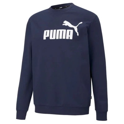 BLUSÃO PUMA ESS BIG LOGO CREW MASCULINO - Marinho BLUSÃO PUMA ESS BIG LOGO CREW MASCULINO - Marinho