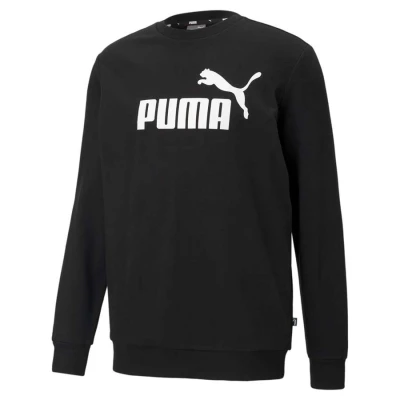 BLUSÃO PUMA ESS BIG LOGO CREW MASCULINO - Preto BLUSÃO PUMA ESS BIG LOGO CREW MASCULINO - Preto