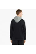 BLUSÃO PUMA ESS+ BLOCK HOODIE FL MASCULINO - Preto/cinza BLUSÃO PUMA ESS+ BLOCK HOODIE FL MASCULINO - Preto/cinza