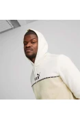 BLUSÃO PUMA ESS BLOCK X TAPE HOODIE FL MASCULINO - Bege/marrom BLUSÃO PUMA ESS BLOCK X TAPE HOODIE FL MASCULINO - Bege/marrom