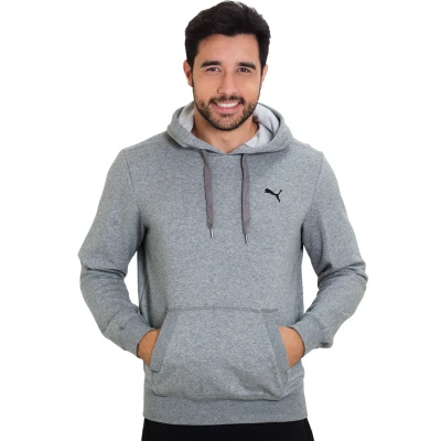 BLUSÃO PUMA ESS HOODED SWEAT MASCULINO - Cinza BLUSÃO PUMA ESS HOODED SWEAT MASCULINO - Cinza