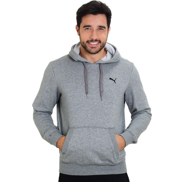 BLUSÃO PUMA ESS HOODED SWEAT MASCULINO - Cinza BLUSÃO PUMA ESS HOODED SWEAT MASCULINO - Cinza
