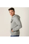 BLUSÃO PUMA ESS HOODY FL BIG LOGO MASCULINO - Cinza