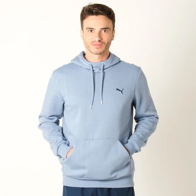 BLUSÃO PUMA ESS HOODY MASCULINO - Azul BLUSÃO PUMA ESS HOODY MASCULINO - Azul