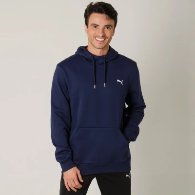 BLUSÃO PUMA ESS HOODY MASCULINO - Marinho BLUSÃO PUMA ESS HOODY MASCULINO - Marinho