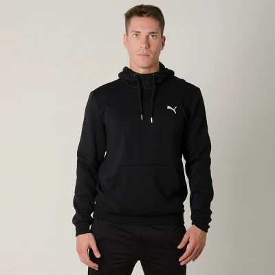 BLUSÃO PUMA ESS HOODY MASCULINO - Preto BLUSÃO PUMA ESS HOODY MASCULINO - Preto
