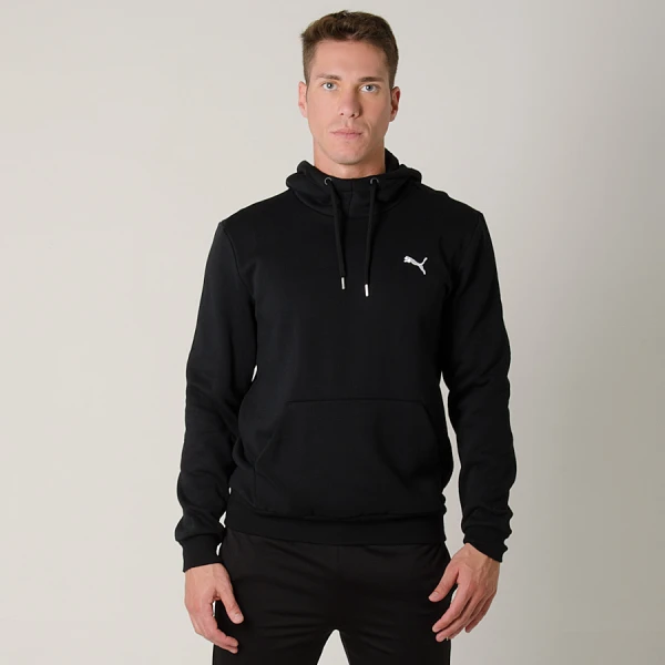 BLUSÃO PUMA ESS HOODY MASCULINO - Preto BLUSÃO PUMA ESS HOODY MASCULINO - Preto
