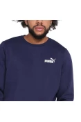 BLUSÃO PUMA ESS SMALL LOGO CREW FL MASCULINO - Marinho BLUSÃO PUMA ESS SMALL LOGO CREW FL MASCULINO - Marinho
