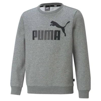 BLUSÃO PUMA JUVENIL MOLETOM BIG LOGO INFANTIL - Cinza
